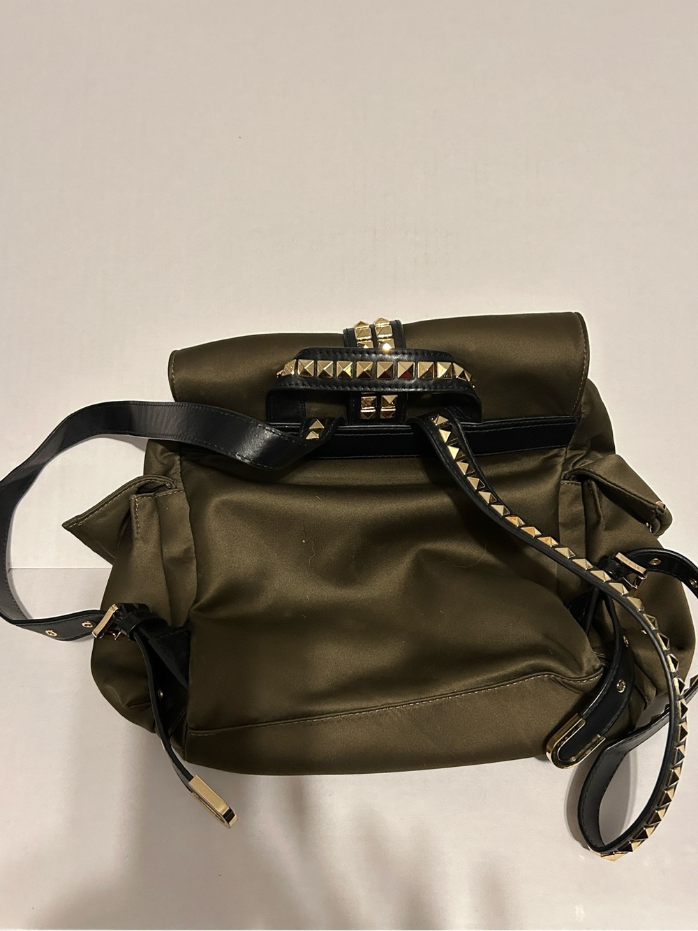 Michael Kors Olivia Medium Studded Top Handle Backpack - Picture 8 of 8